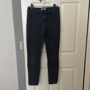refuge black skinny jeans (size 6)